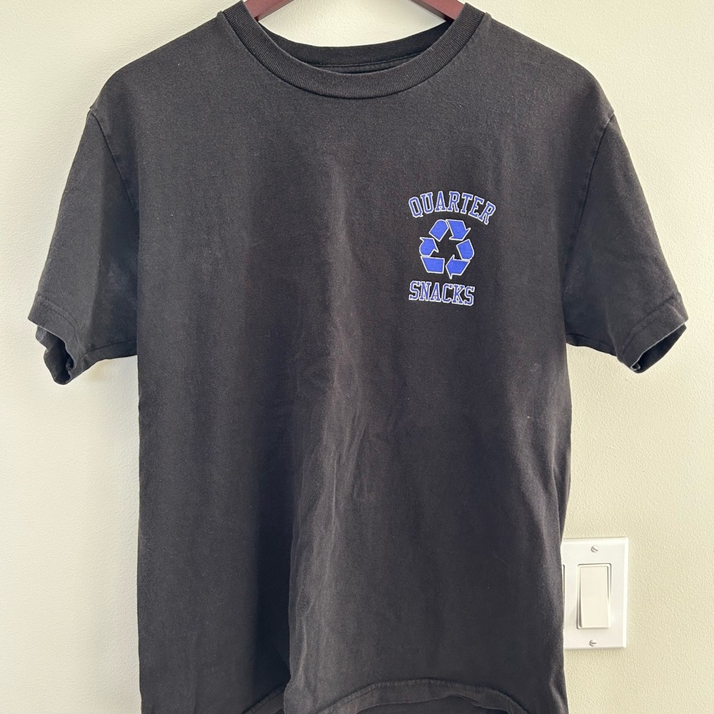 Quarter Snacks Black Medium T-Shirt